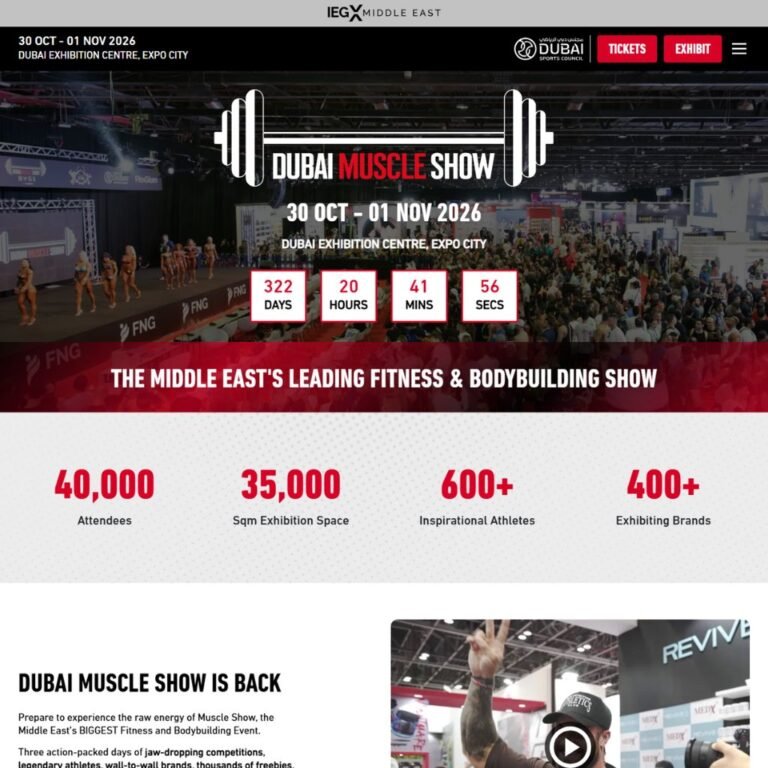 Dubai Muscle Show daily gym membership leads results