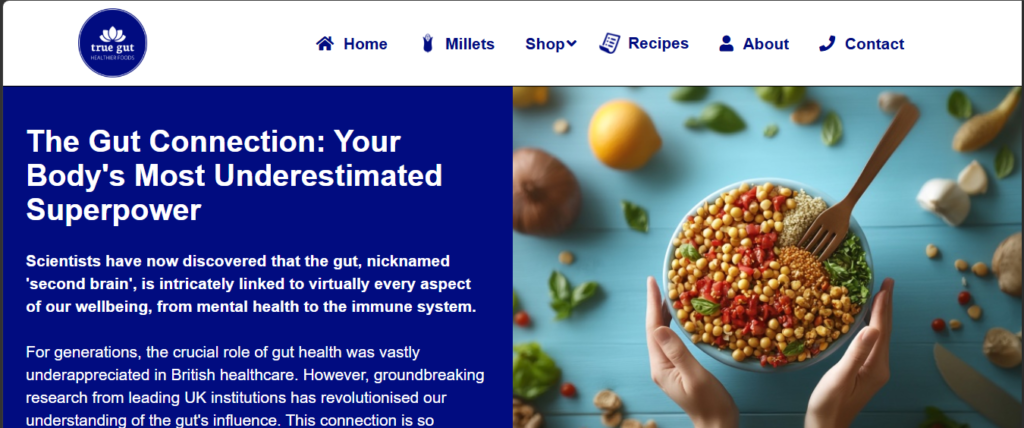 True Gut UK health supplements Google PPC results chart