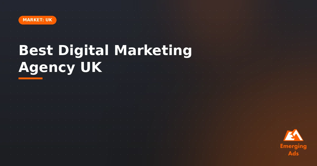 best digital marketing agency uk