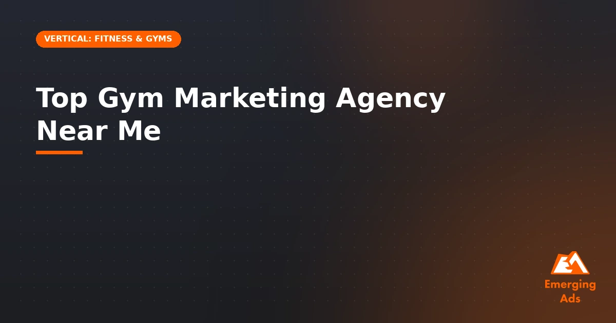 Top gym marketing agency near me