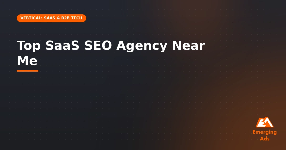 Top SaaS SEO agency near me