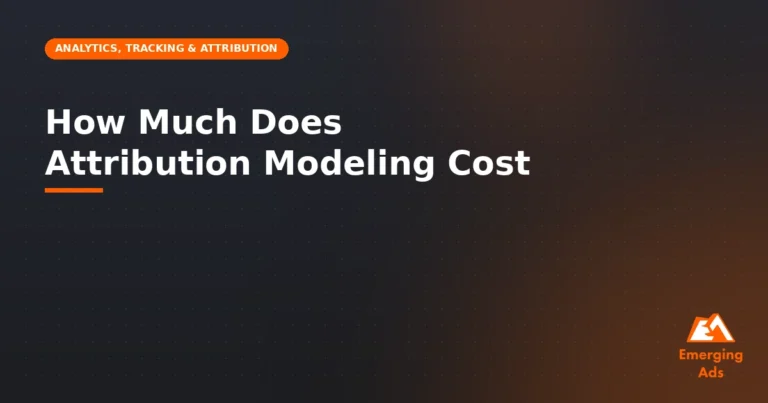 How Much Does Attribution Modeling Cost