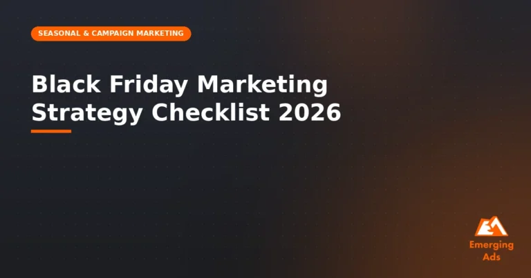 Black Friday Marketing Strategy Checklist 2026