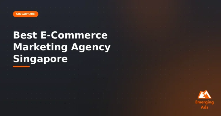 Best E-Commerce Marketing Agency Singapore