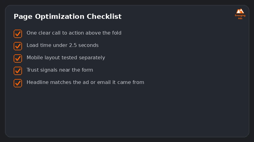 Screenshot showing an example step from the Best Leadpages for small business agency near me process, a launch checklist