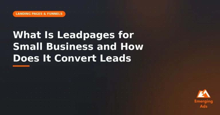 Best Leadpages for Small Business Agency Near Me