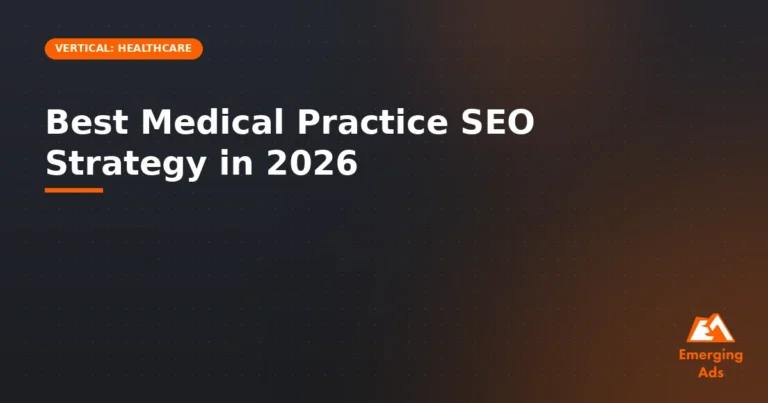 Best Medical Practice SEO Strategy in 2026